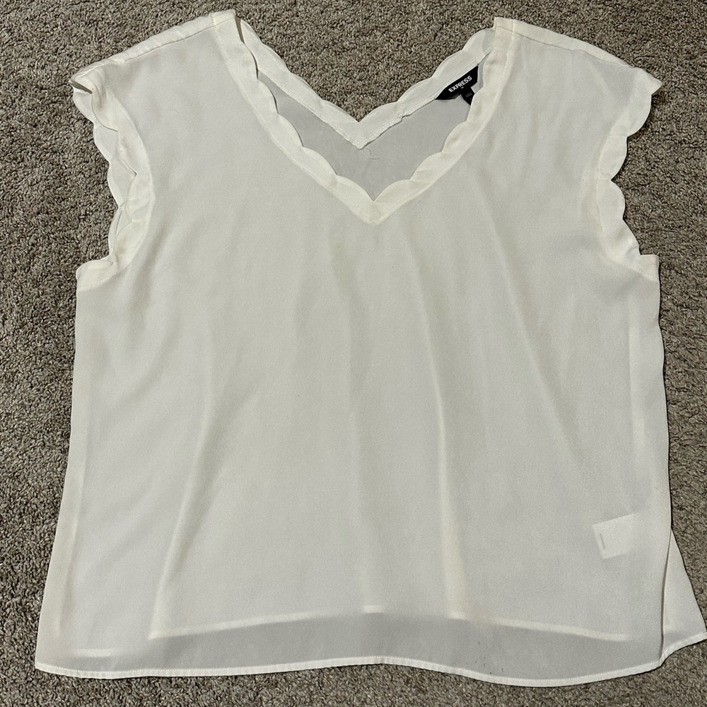 Express scalloped collar shirt. Size XL. Never worn.